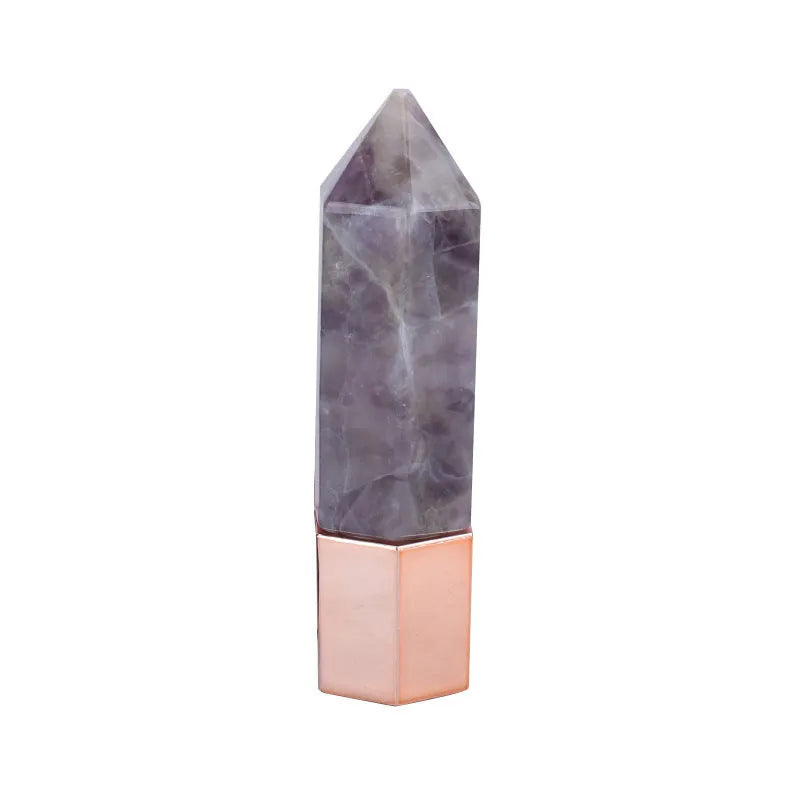 Home Massage Roller With Crystal Jade - Bellarte Enchanté Home Massage Roller With Crystal Jade